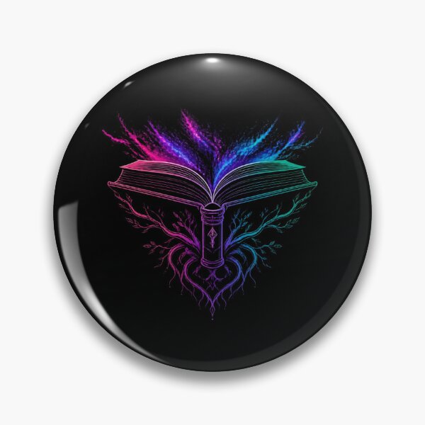 Item preview, The Starlit Page | Cosmic Cyberpunk Open Book Art designed and sold by HOUSE OF VMH.