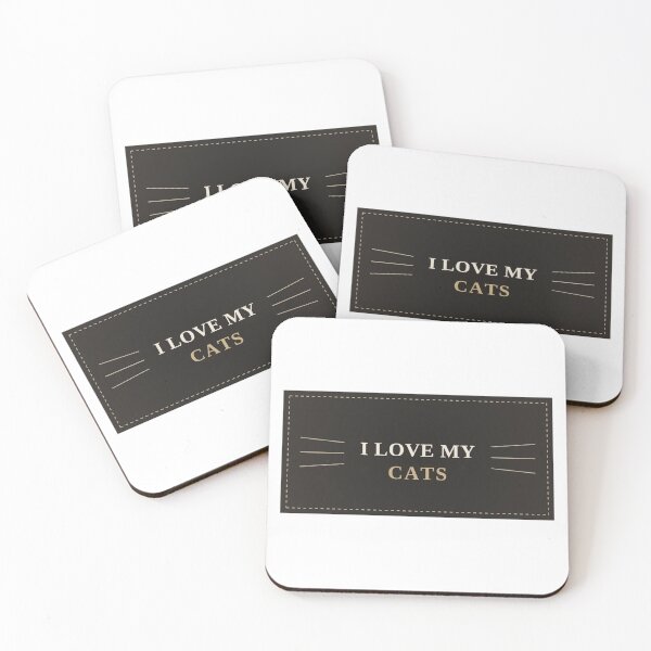 Item preview, I love my cats designed and sold by Beardiful777.