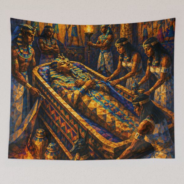 Item preview, Ancient Egyptian Pharaoh Burial designed and sold by CubiColors.
