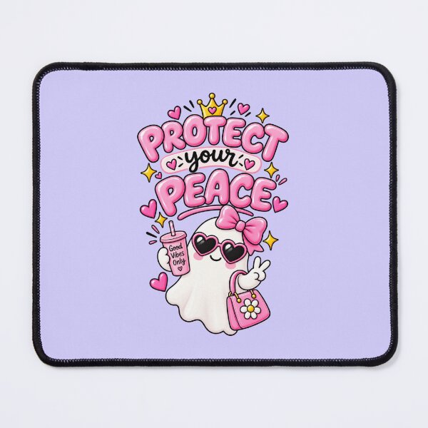 Item preview, Protect Your Peace – Cute Kawaii Good Vibes Stickerv designed and sold by StickyDelights.