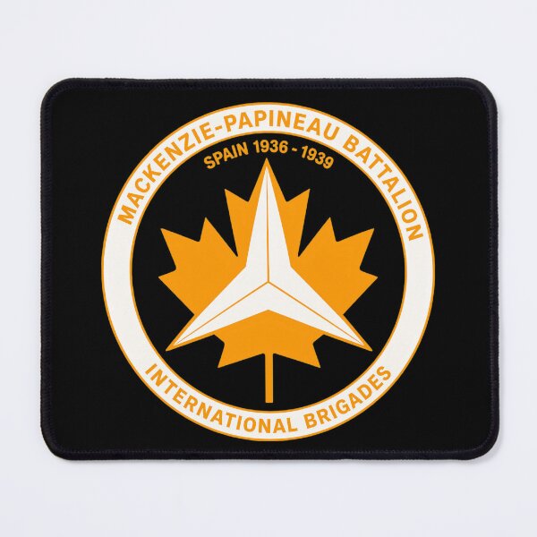 Item preview, Mackenzie Papineau Battalion International Brigades Antifascist Emblem Print designed and sold by PinUpPizzazz.