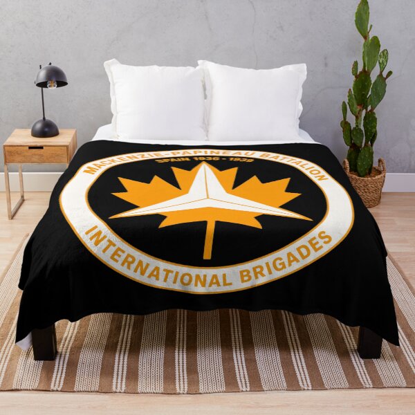 Item preview, Mackenzie Papineau Battalion International Brigades Antifascist Emblem Print designed and sold by PinUpPizzazz.