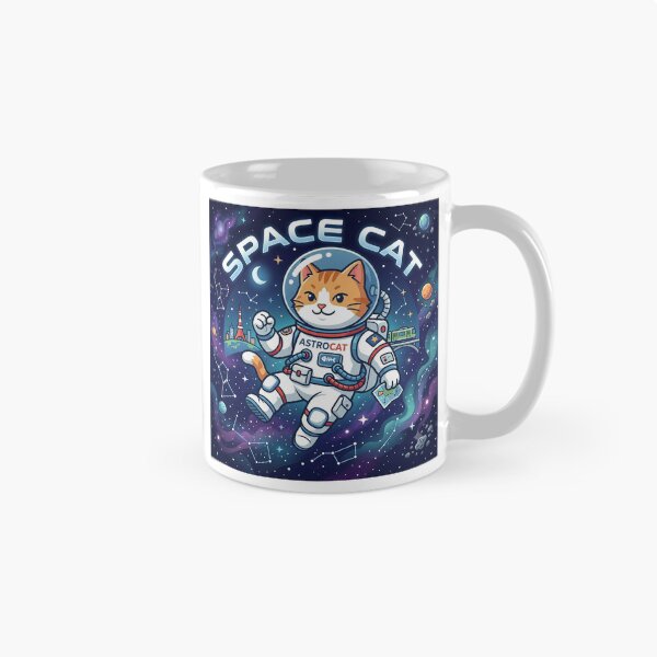 Item preview, space cat designed and sold by Aikunbox.