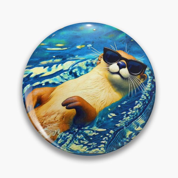 Item preview, Otterly Cool! - River Otter Funny Design designed and sold by NaturePrints.