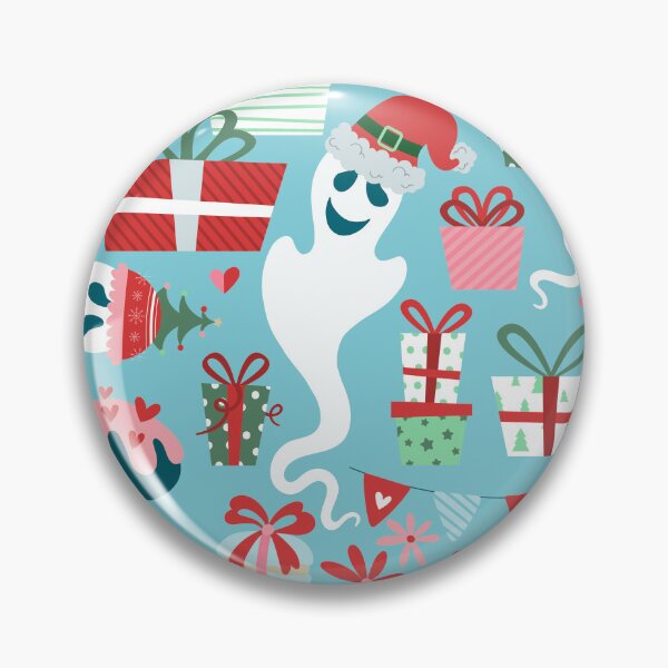 Item preview, goth christmas horror santa ghosts blue designed and sold by Gossip Rag.
