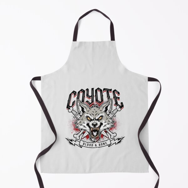 Item preview, Coyote Snarling Skull Daggers Blood And Bone Deathcore Graphic designed and sold by Enea Kelo.