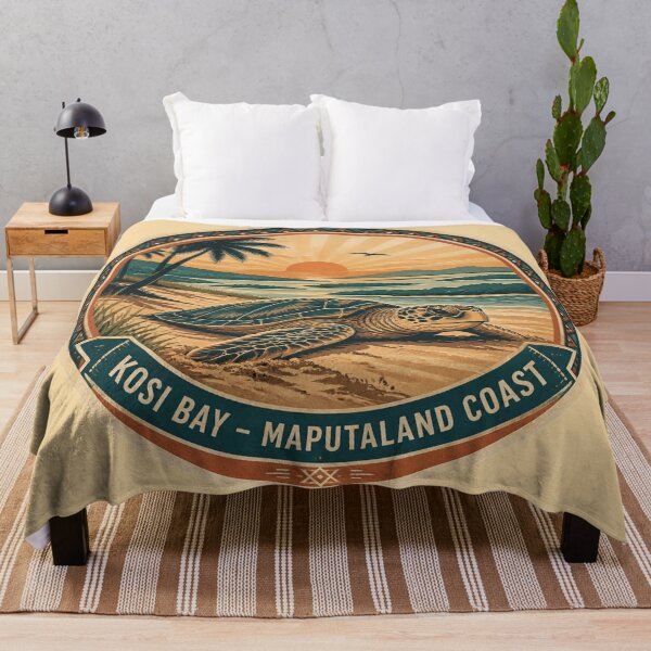 Item preview, Kosi Bay – Maputaland Coast Travel Sticker designed and sold by The Digital Compass.