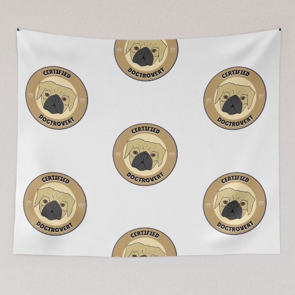 Item preview, Certified Pug Dogtrovert designed and sold by Sartoris Art.
