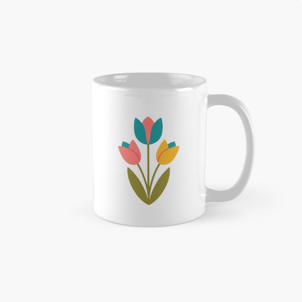 Item preview, Mid Century Modern Folk Art Tulip Trio designed and sold by Dzblack.