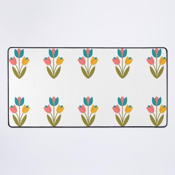 Item preview, Mid Century Modern Folk Art Tulip Trio designed and sold by Dzblack.