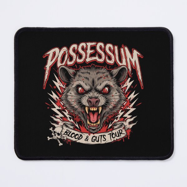 Item preview, Possessum Rabid Possum Blood And Guts Tour Deathcore Emblem designed and sold by Enea Kelo.