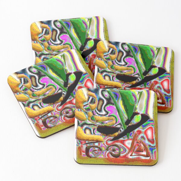 Item preview, golden relics E5 colorful geometric abstract design designed and sold by SmashingDeals.