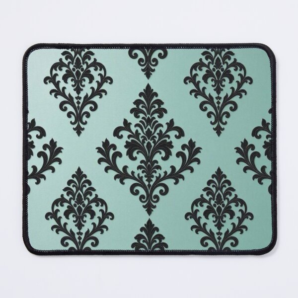 Item preview, Aqua-Black Baroque & Damask designed and sold by DesignsByPrnces.
