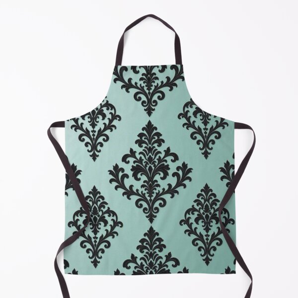 Item preview, Aqua-Black Baroque & Damask designed and sold by DesignsByPrnces.