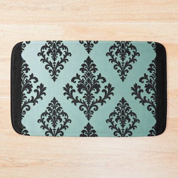 Item preview, Aqua-Black Baroque & Damask designed and sold by DesignsByPrnces.