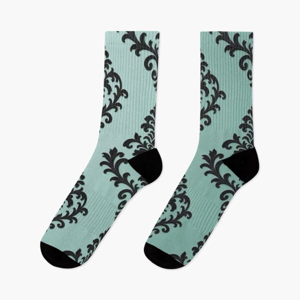 Item preview, Aqua-Black Baroque & Damask designed and sold by DesignsByPrnces.