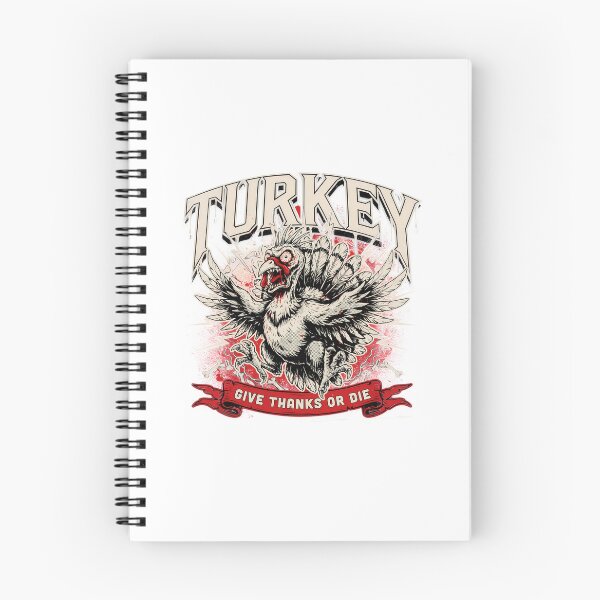 Item preview, Turkey Give Thanks Or Die Evil Thanksgiving Deathcore Graphic designed and sold by Enea Kelo.