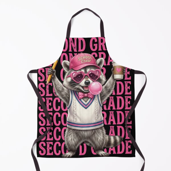 Item preview, Funny Second Grade Teacher Feral Raccoon Back to School Teacher designed and sold by viectory.