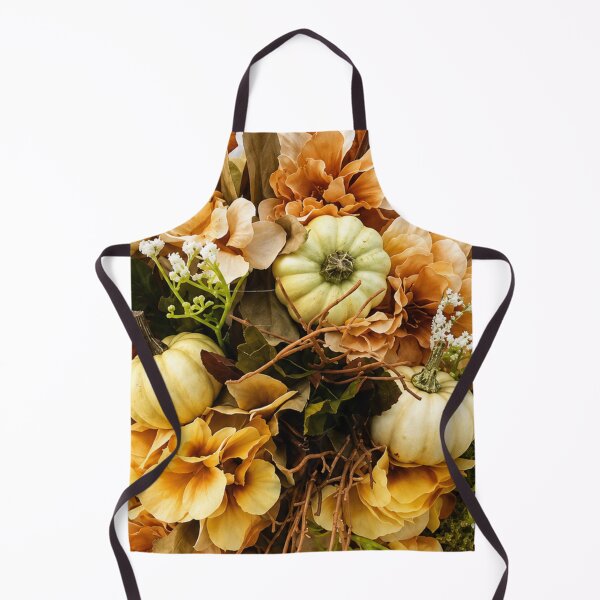 Item preview, Autumn Harvest Floral and Pumpkin Mixed Media Art designed and sold by THE SPLATTERED HAUS BY SAGE BANKS.