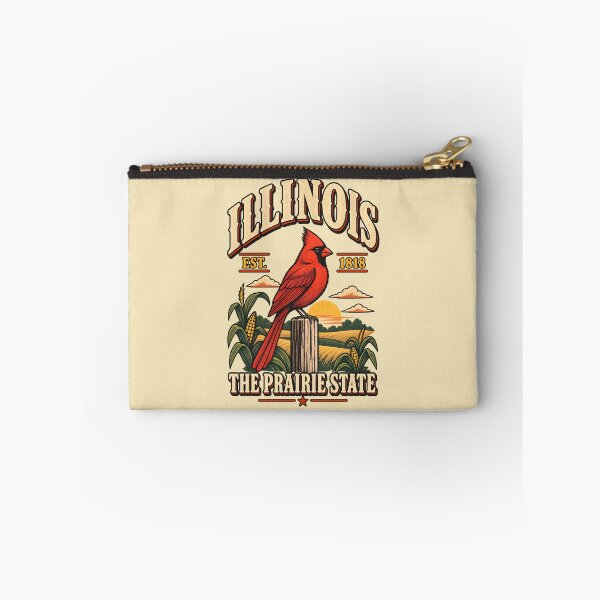 Item preview, Illinois Prairie State Vintage Cardinal Graphic designed and sold by radiogalaxy.