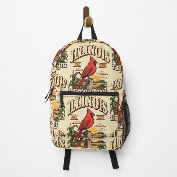 Item preview, Illinois Prairie State Vintage Cardinal Graphic designed and sold by radiogalaxy.