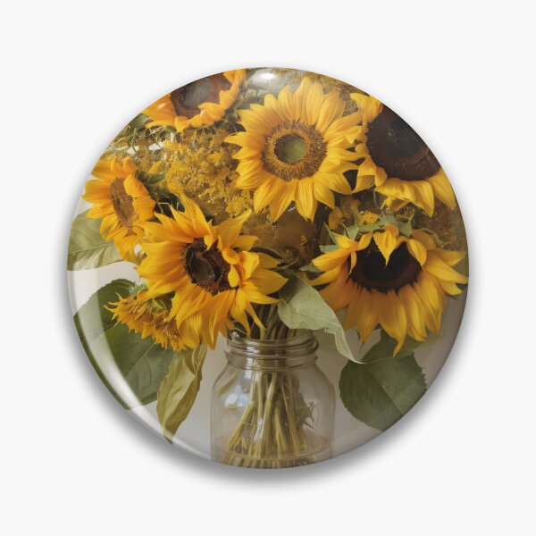 Item preview, Sunflower Field Art - Yellow Flower Illustration Design designed and sold by CrippiCrippi.