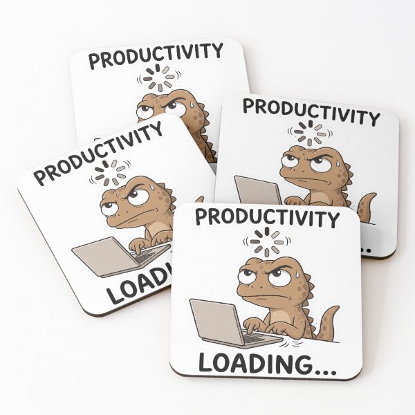 Item preview, Productivity Loading Funny Office Work Humor designed and sold by CreativeArtisanPrints Shop.