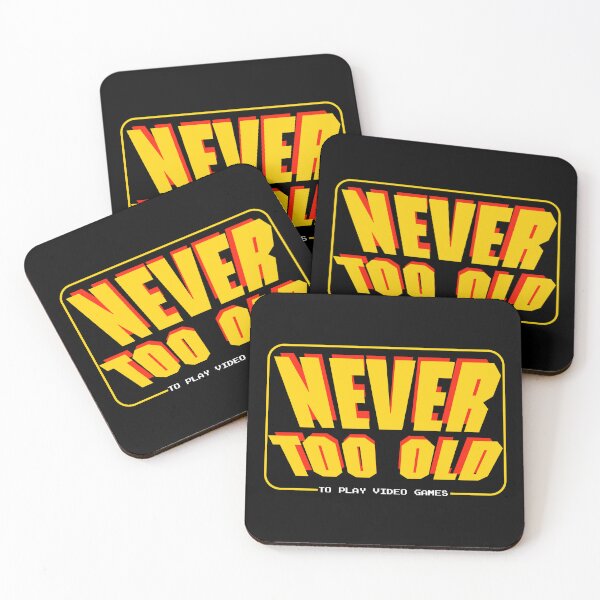 Item preview, Never Too Old To Play Video Games designed and sold by VFXguy.