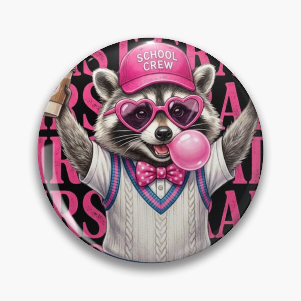 Item preview, Funny First Grade Teacher Feral Raccoon Back to School Teacher designed and sold by viectory.