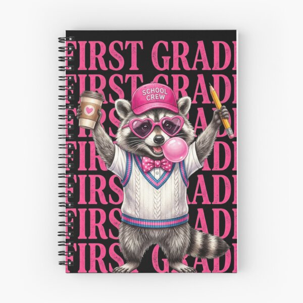 Item preview, Funny First Grade Teacher Feral Raccoon Back to School Teacher designed and sold by viectory.