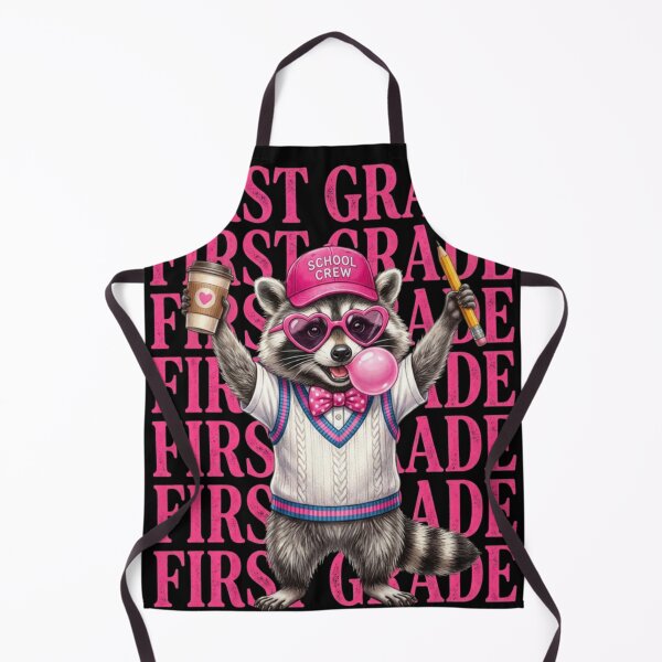 Item preview, Funny First Grade Teacher Feral Raccoon Back to School Teacher designed and sold by viectory.