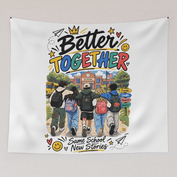 Item preview, Better Together | School Friends Back to School Friendship Shirt designed and sold by Sunday.Supply.