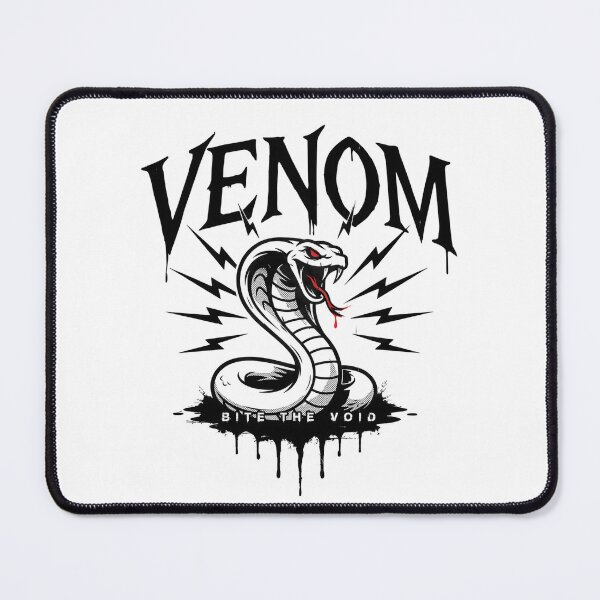 Item preview, Venom Cobra Snake Lightning Dripping Black Ink Deathcore Graphic designed and sold by Enea Kelo.