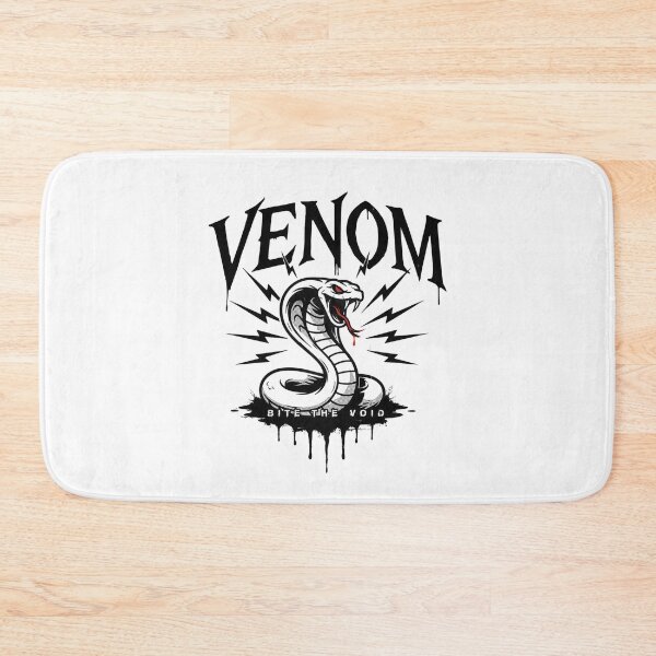 Item preview, Venom Cobra Snake Lightning Dripping Black Ink Deathcore Graphic designed and sold by Enea Kelo.