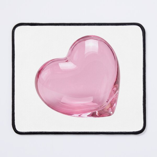 Item preview, Glossy Pink Glass Heart designed and sold by JenniferMoren.