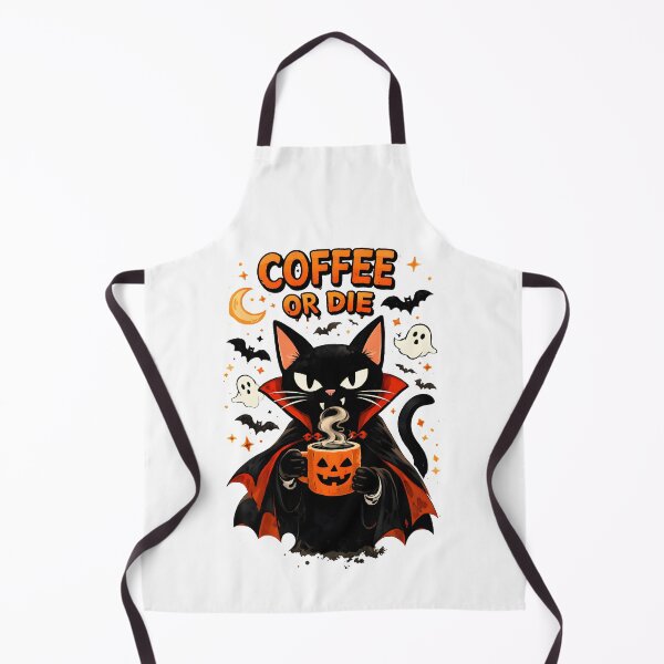Item preview, Coffee Or Die – Vampire Black Cat Halloween Spooky Coffee Lover Funny Gift designed and sold by Artycom.