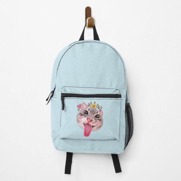 Item preview, Silly Cat Tongue Out – Funny Kawaii Cat Sticker designed and sold by StickyDelights.