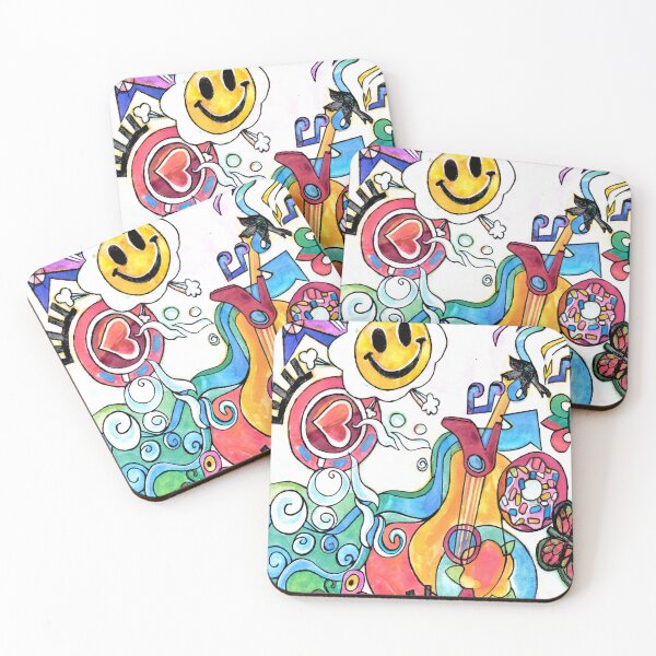 Item preview, Pop Art With Smiley Face designed and sold by Genevieve Esson.