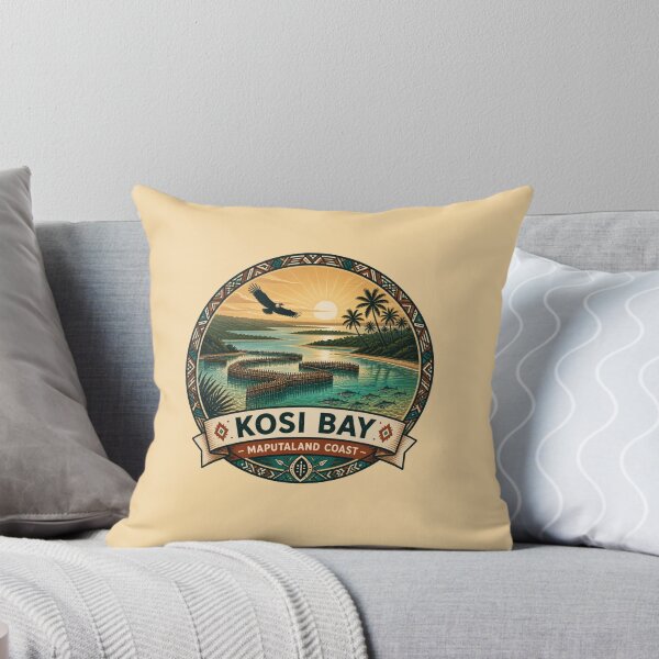 Item preview, Kosi Bay – Maputaland Coast Travel Sticker designed and sold by The Digital Compass.