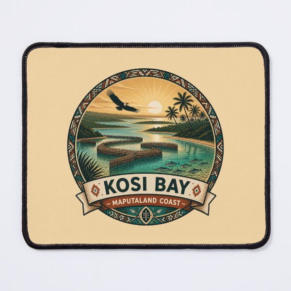 Item preview, Kosi Bay – Maputaland Coast Travel Sticker designed and sold by The Digital Compass.