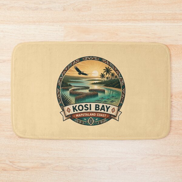 Item preview, Kosi Bay – Maputaland Coast Travel Sticker designed and sold by The Digital Compass.