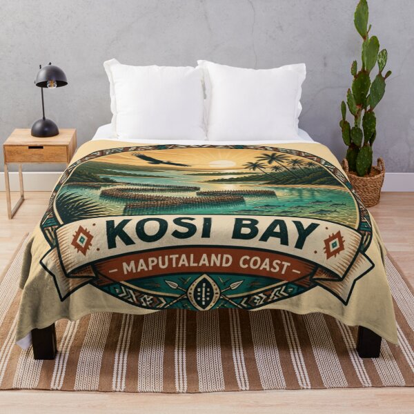 Item preview, Kosi Bay – Maputaland Coast Travel Sticker designed and sold by The Digital Compass.