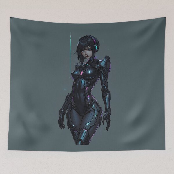 Item preview, Cyborg Girl designed and sold by ArtCraftLab.