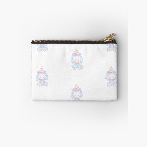 Item preview, Kawaii Pastels Bunny Plush with Party Hat Cute Aesthetic designed and sold by Mypixieart.