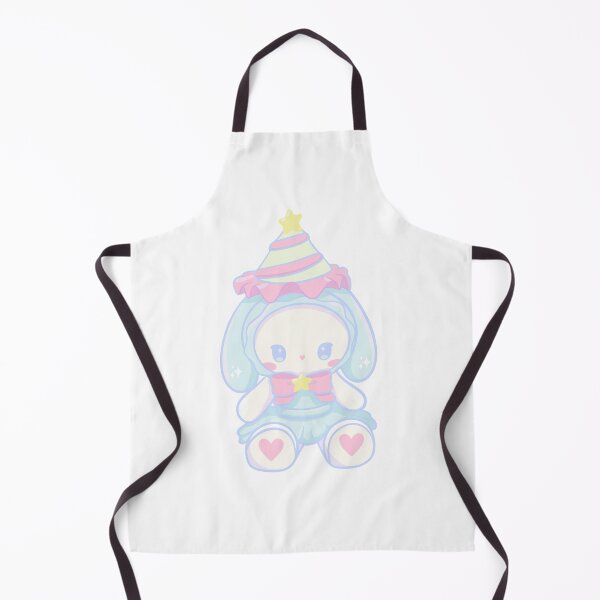 Item preview, Kawaii Pastels Bunny Plush with Party Hat Cute Aesthetic designed and sold by Mypixieart.