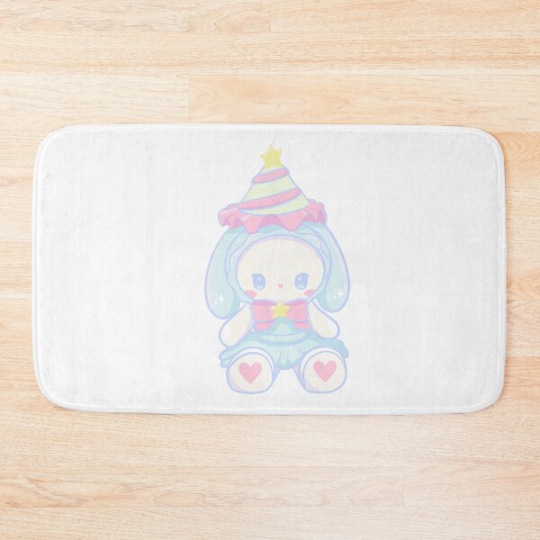 Artikelvorschau, Kawaii Pastels Bunny Plush with Party Hat Cute Aesthetic entworfen und verkauft von Mypixieart.