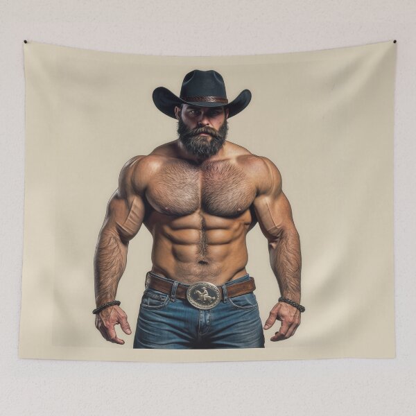 Item preview, The Cowboy Foreman designed and sold by ChanningsPinups.