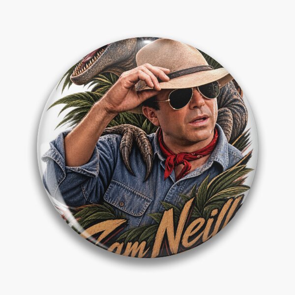 Item preview, Sam Neill Dinosaur Adventure Vintage Retro T-Rex Design designed and sold by Eddy048.