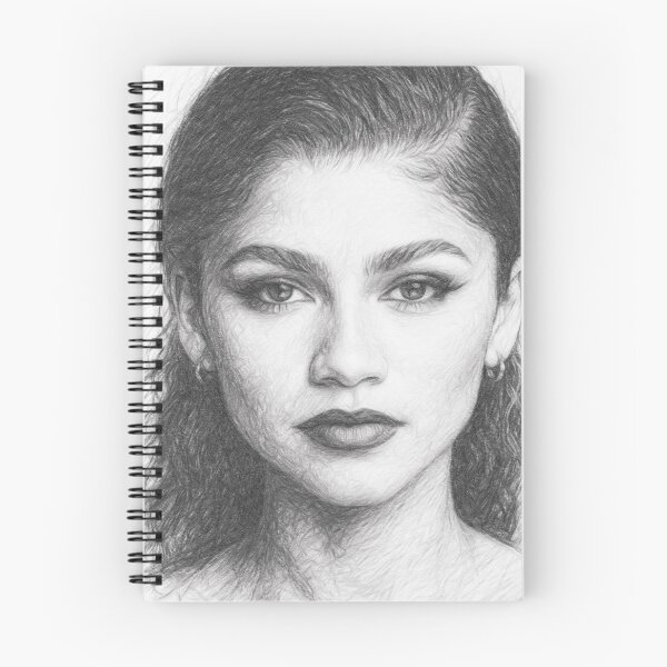 Item preview, Detailed Pencil Portrait of a Glamorous Young Woman - Realistic Black and White Sketch Art designed and sold by Leon Woods Pencil Art.