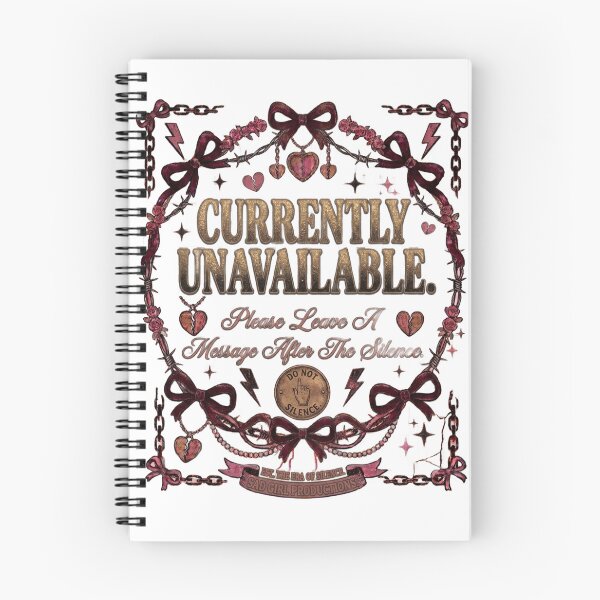Item preview, Currently Unavailable Please Leave Message After Silence Design designed and sold by InkroarCo.